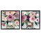 Stupell Industries Blush Spring Blooms in Bottle 2pc Floating Frame Set By Annabelle Hall